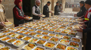 وجبات رمضان للتوزيع