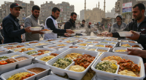 وجبات رمضان للتوزيع
