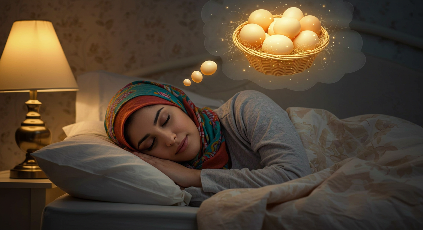 البيض في المنام