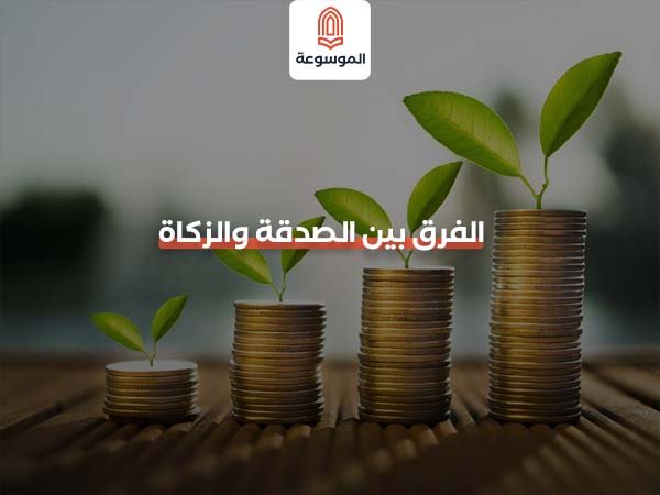 الفرق بين الصدقة والزكاة
